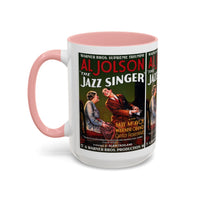 Cult Classic Movie Poster Art Accent Coffee Mug (11, 15oz) - Jazz Singer 1927 - Mug