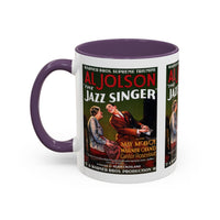 Cult Classic Movie Poster Art Accent Coffee Mug (11, 15oz) - Jazz Singer 1927 - Mug