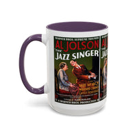 Cult Classic Movie Poster Art Accent Coffee Mug (11, 15oz) - Jazz Singer 1927 - Mug