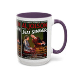 Cult Classic Movie Poster Art Accent Coffee Mug (11, 15oz) - Jazz Singer 1927 - POPvault