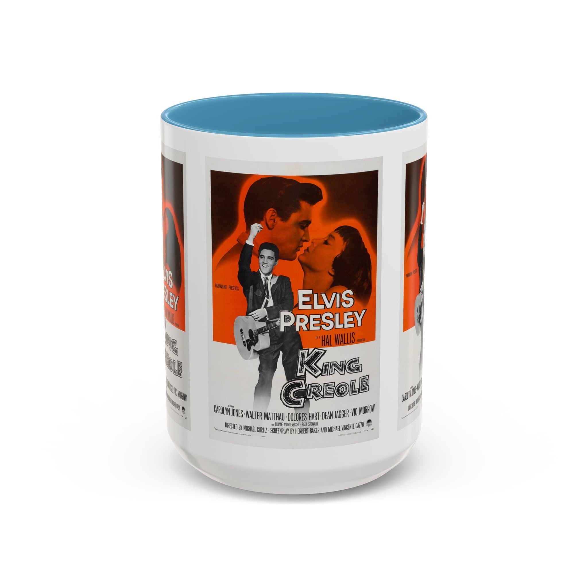 Cult Classic Movie Poster Art Accent Coffee Mug (11, 15oz) - King Creole 1958 - POPvault