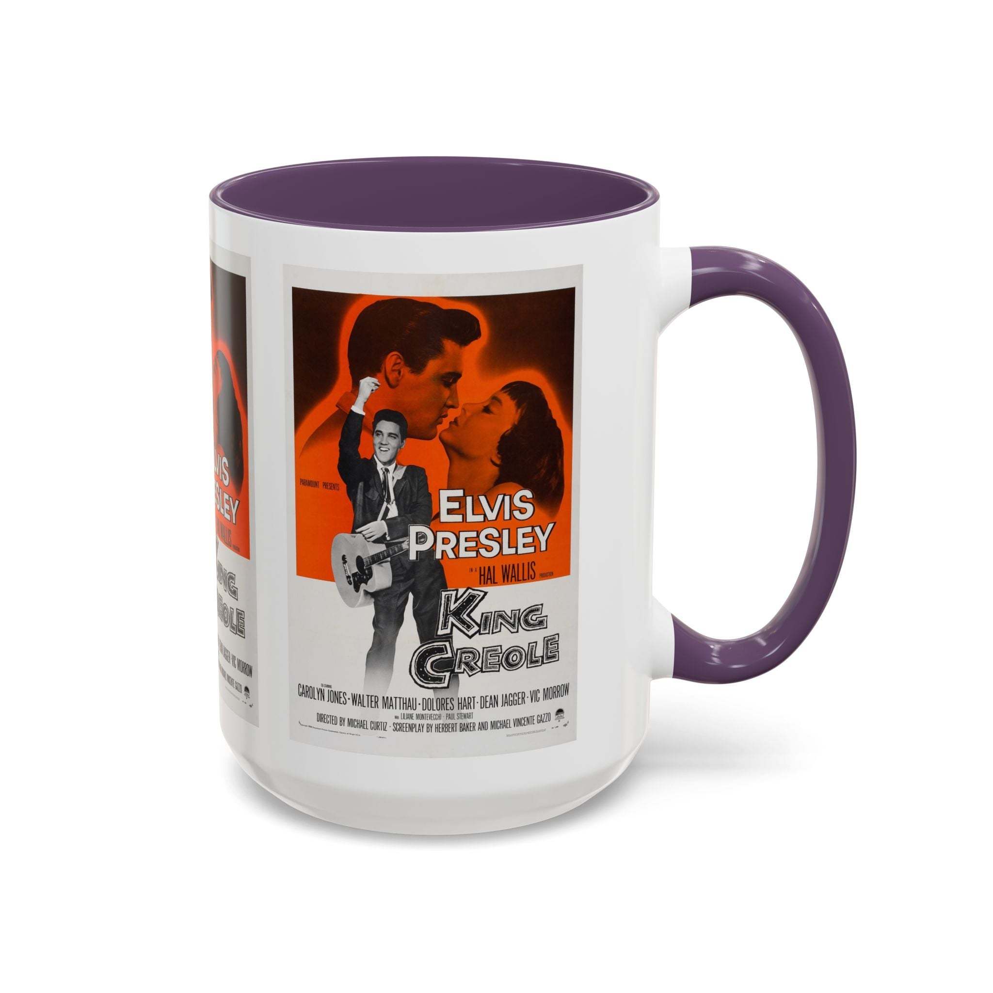 Cult Classic Movie Poster Art Accent Coffee Mug (11, 15oz) - King Creole 1958 - POPvault