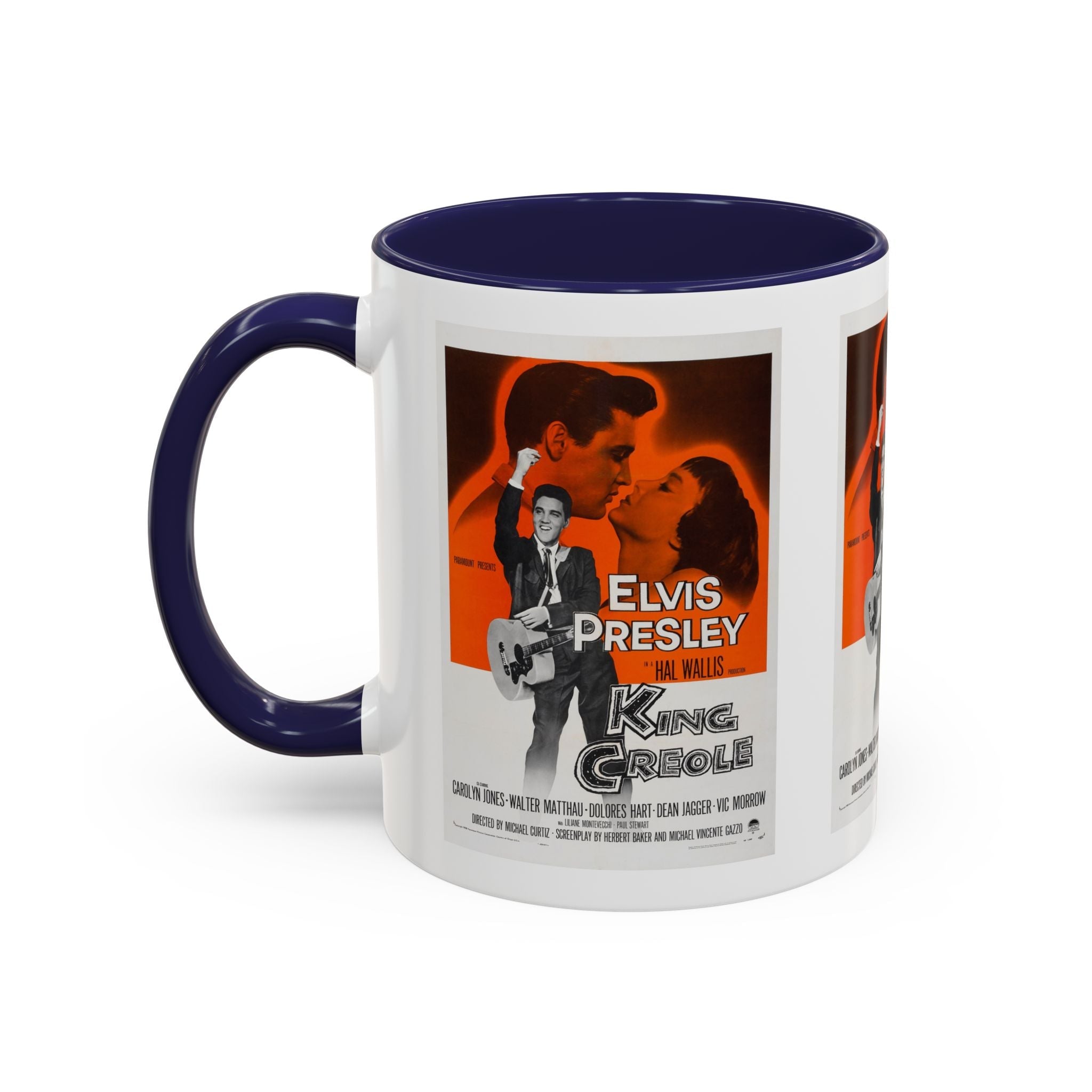 Cult Classic Movie Poster Art Accent Coffee Mug (11, 15oz) - King Creole 1958 - POPvault