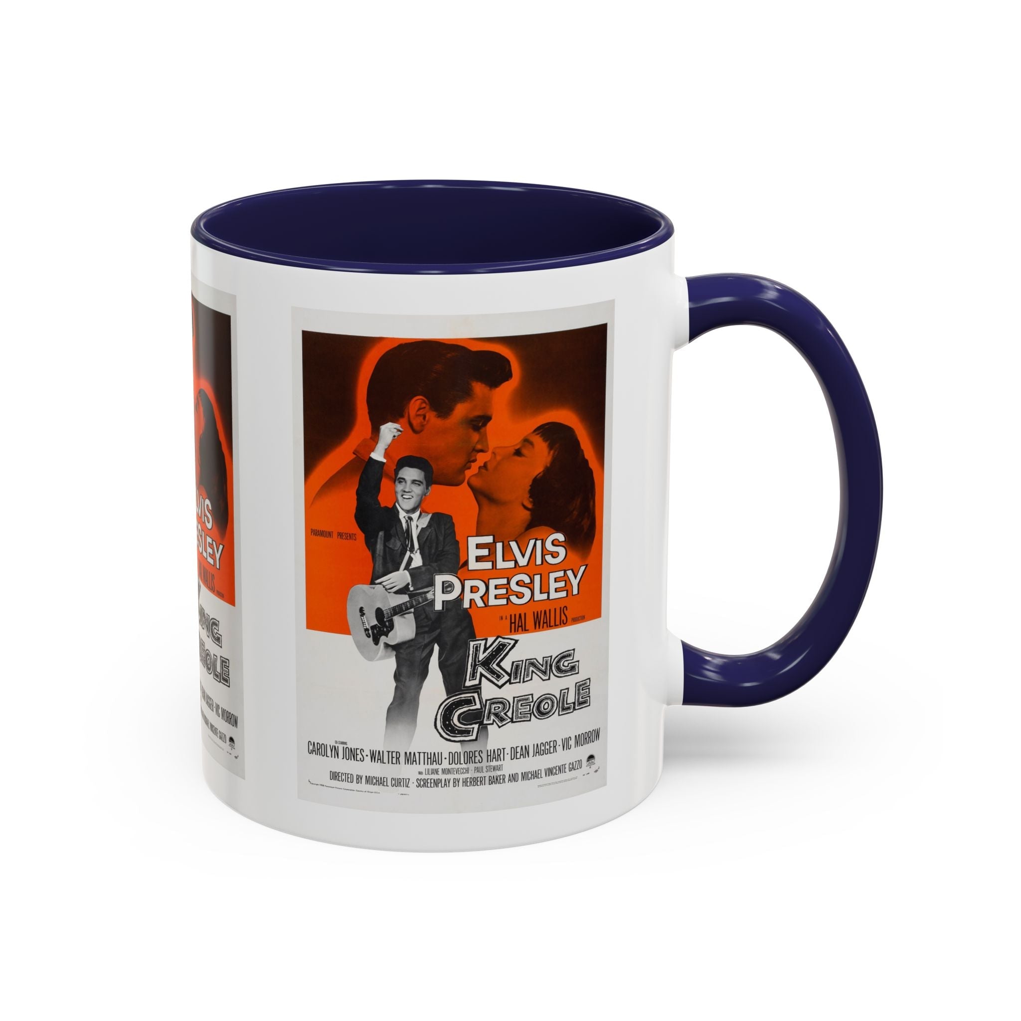 Cult Classic Movie Poster Art Accent Coffee Mug (11, 15oz) - King Creole 1958 - POPvault
