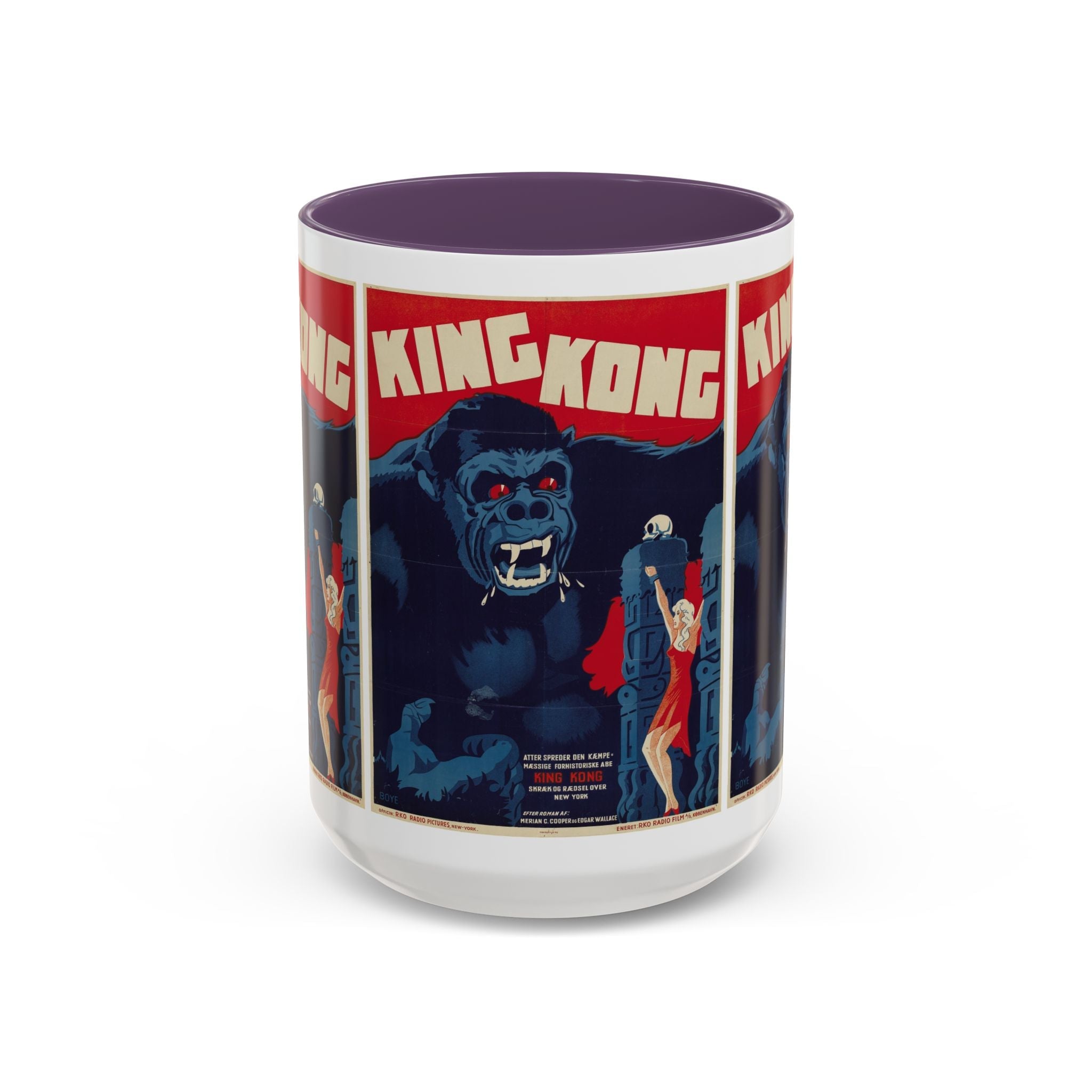 Cult Classic Movie Poster Art Accent Coffee Mug (11, 15oz) - King Kong 1933 - POPvault