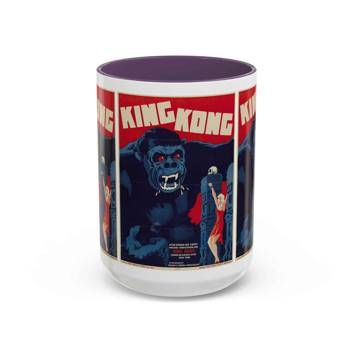 Cult Classic Movie Poster Art Accent Coffee Mug (11, 15oz) - King Kong 1933 - Mug