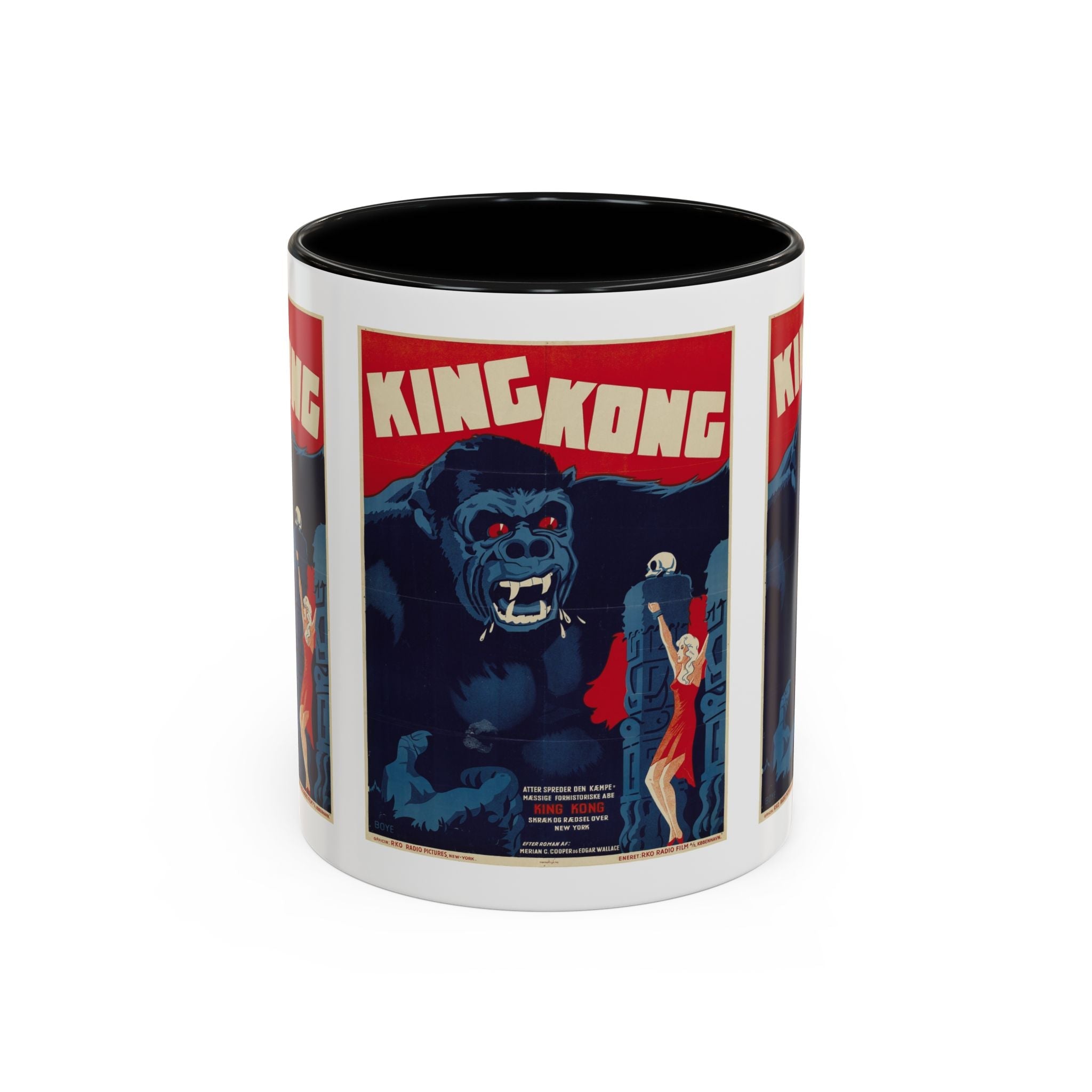 Cult Classic Movie Poster Art Accent Coffee Mug (11, 15oz) - King Kong 1933 - POPvault