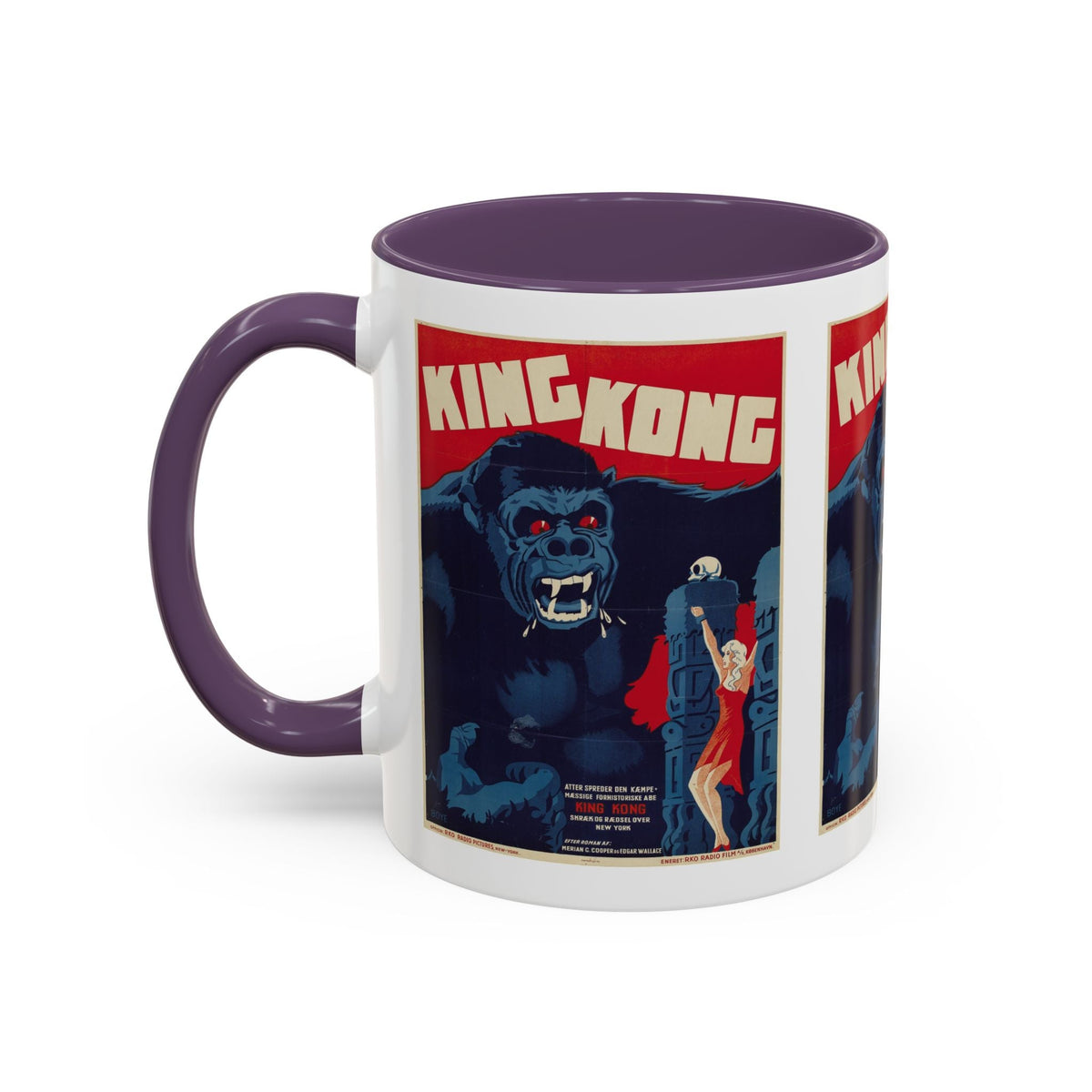 Cult Classic Movie Poster Art Accent Coffee Mug (11, 15oz) - King Kong 1933 - Mug