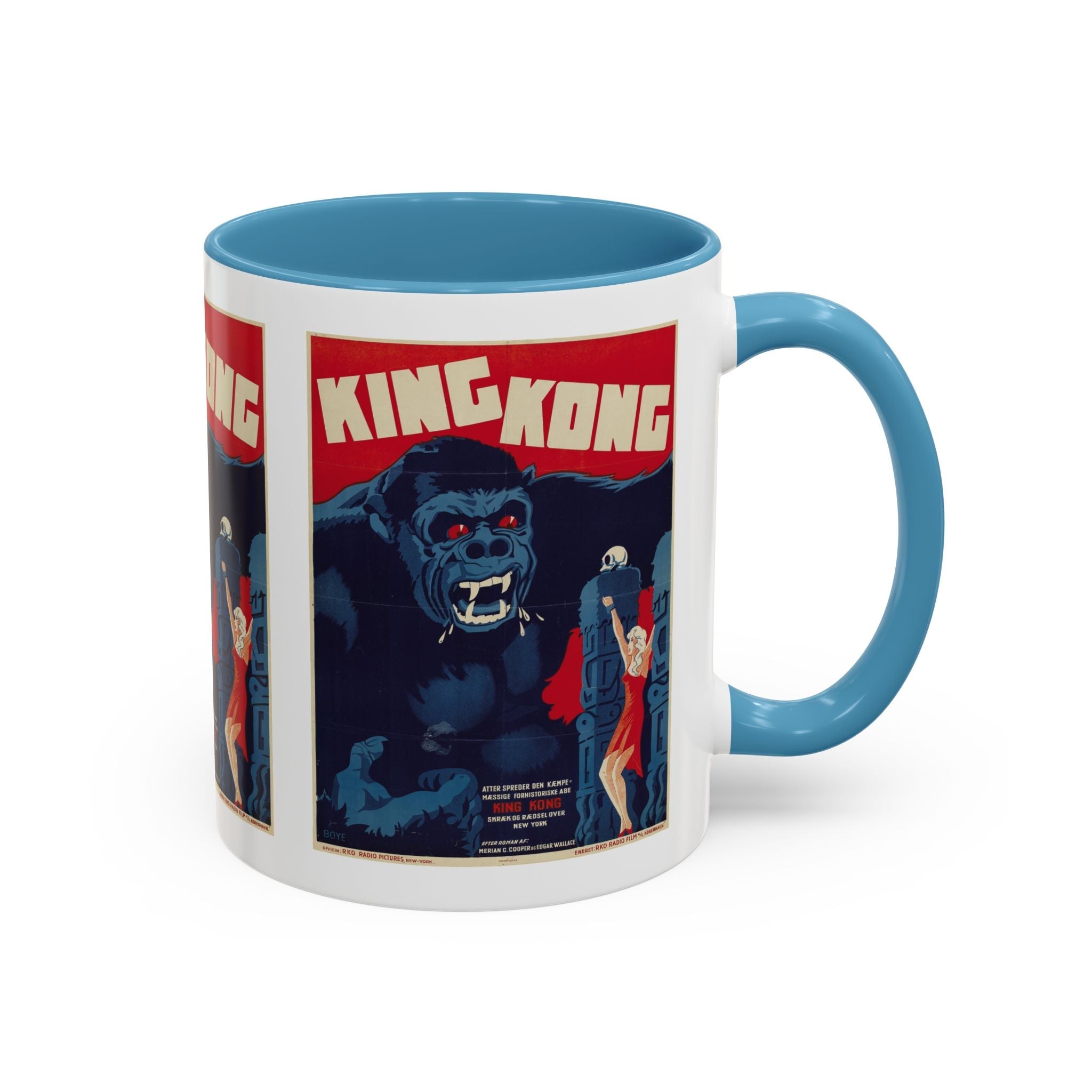 Cult Classic Movie Poster Art Accent Coffee Mug (11, 15oz) - King Kong 1933 - POPvault