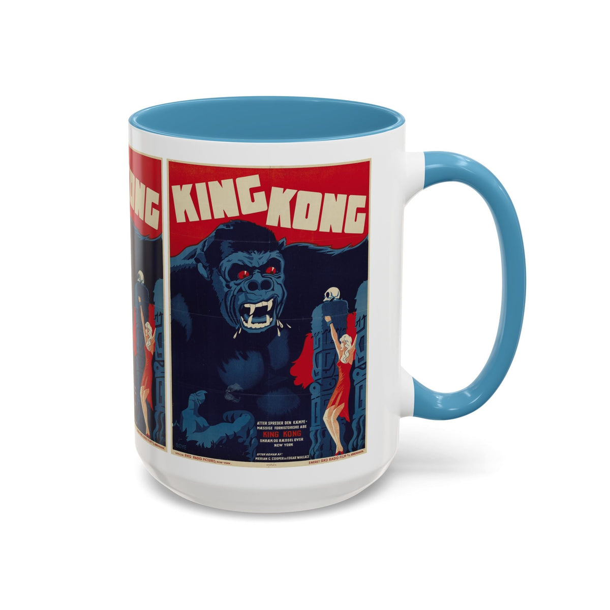 Cult Classic Movie Poster Art Accent Coffee Mug (11, 15oz) - King Kong 1933 - Mug