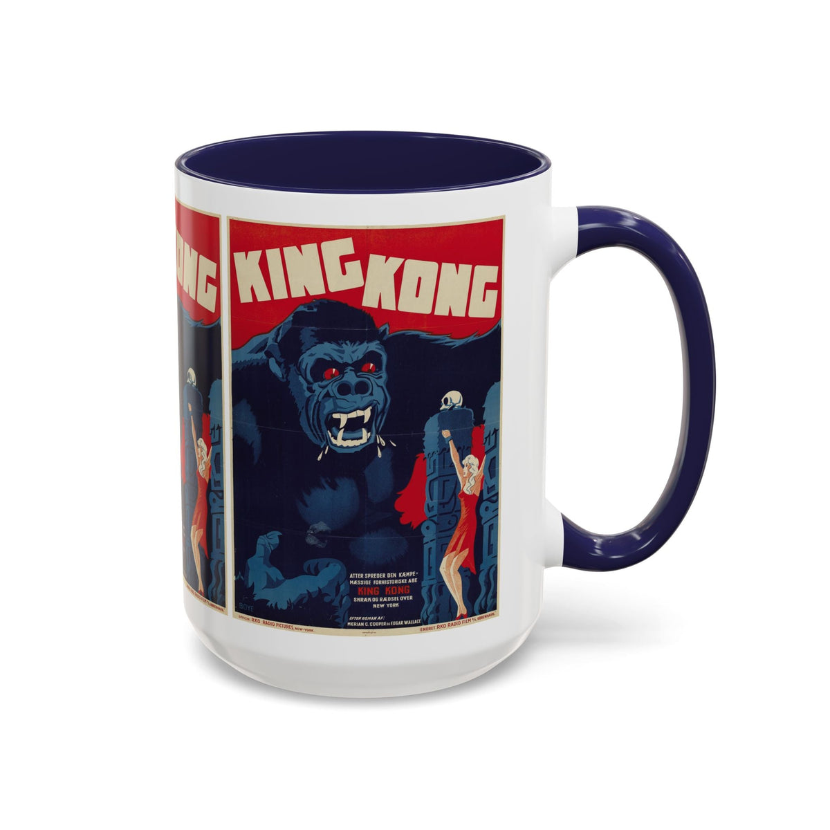 Cult Classic Movie Poster Art Accent Coffee Mug (11, 15oz) - King Kong 1933 - Mug