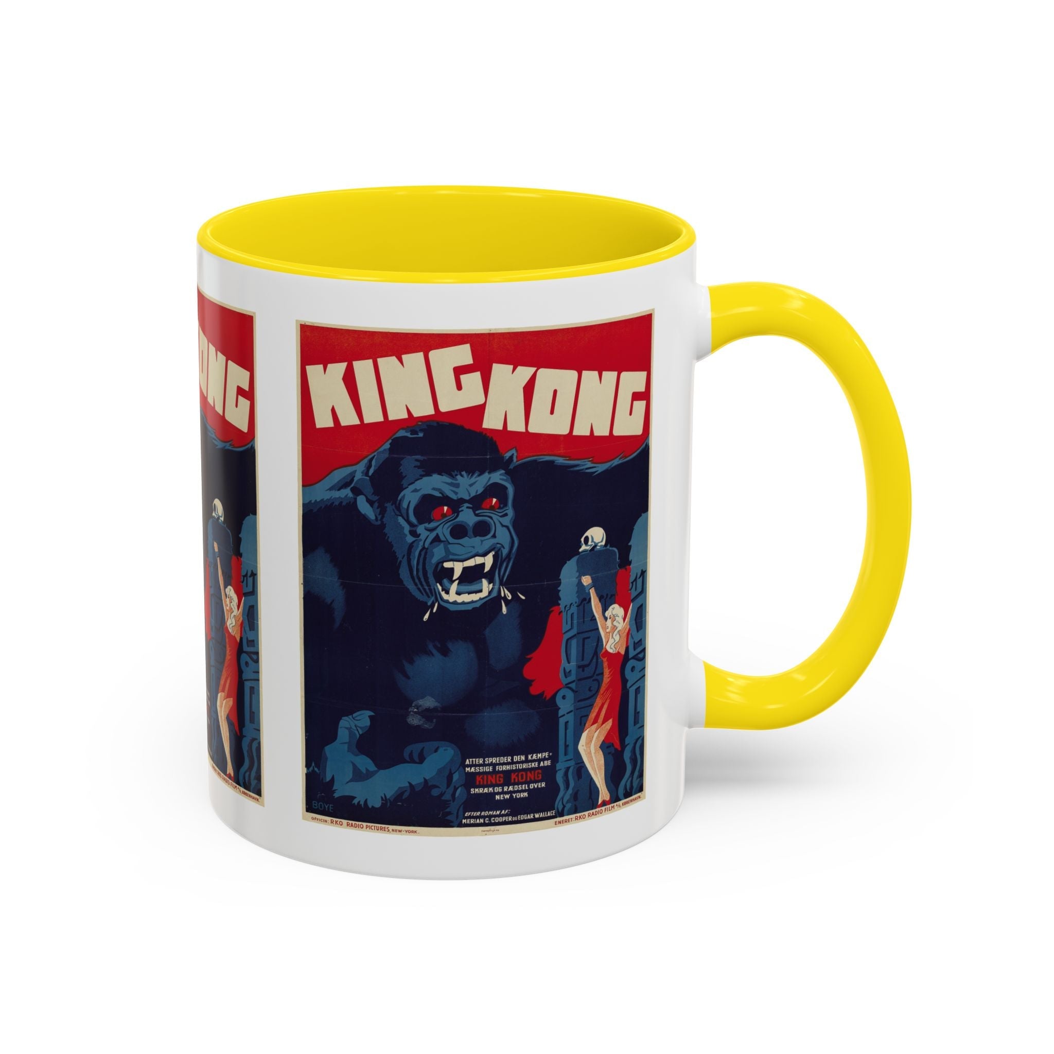 Cult Classic Movie Poster Art Accent Coffee Mug (11, 15oz) - King Kong 1933 - POPvault