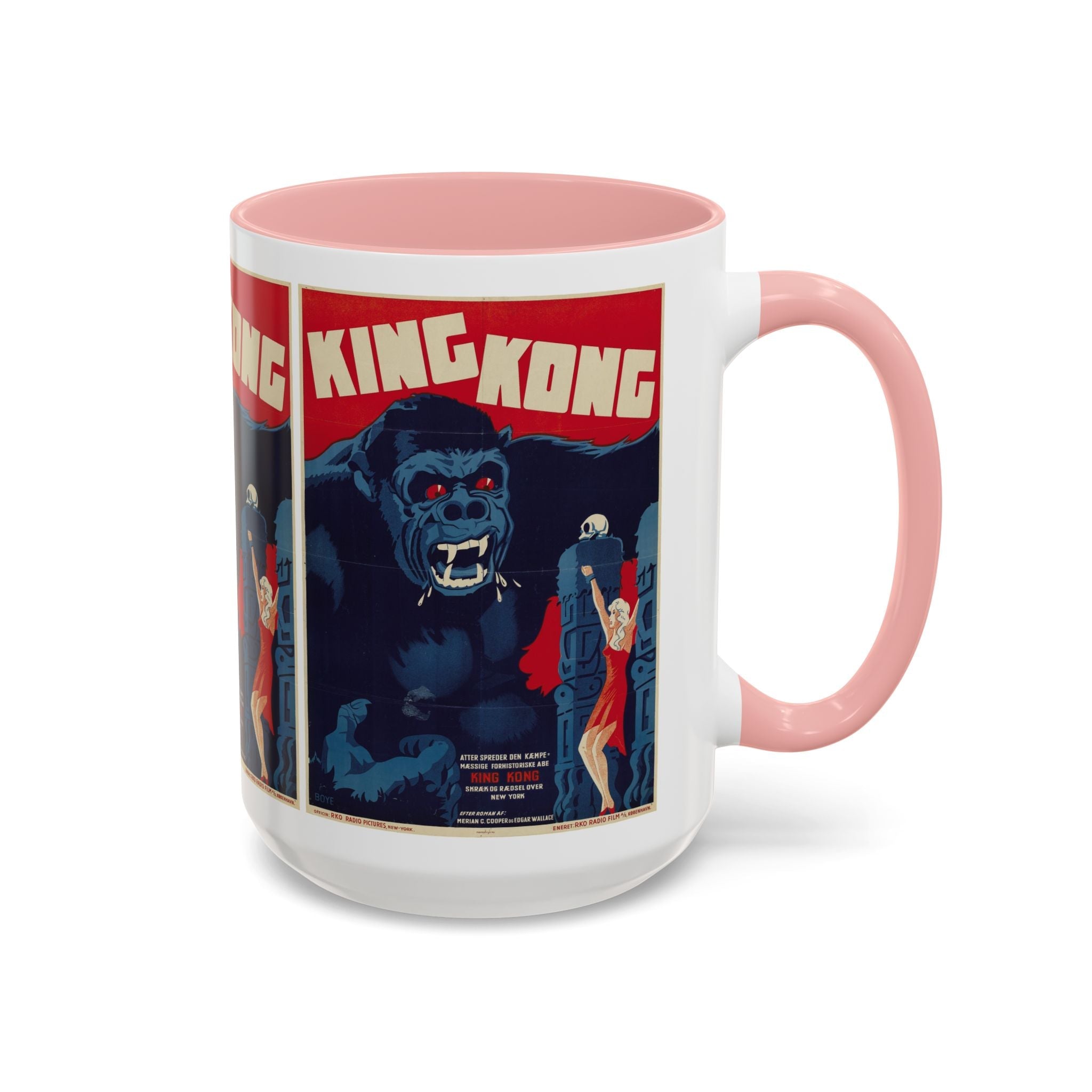 Cult Classic Movie Poster Art Accent Coffee Mug (11, 15oz) - King Kong 1933 - POPvault