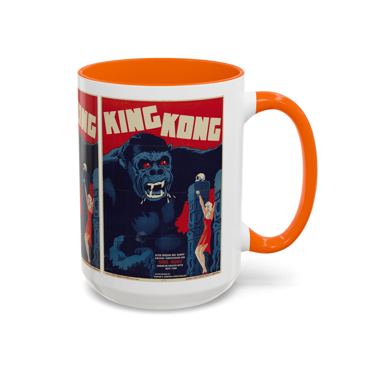Cult Classic Movie Poster Art Accent Coffee Mug (11, 15oz) - King Kong 1933 - Mug