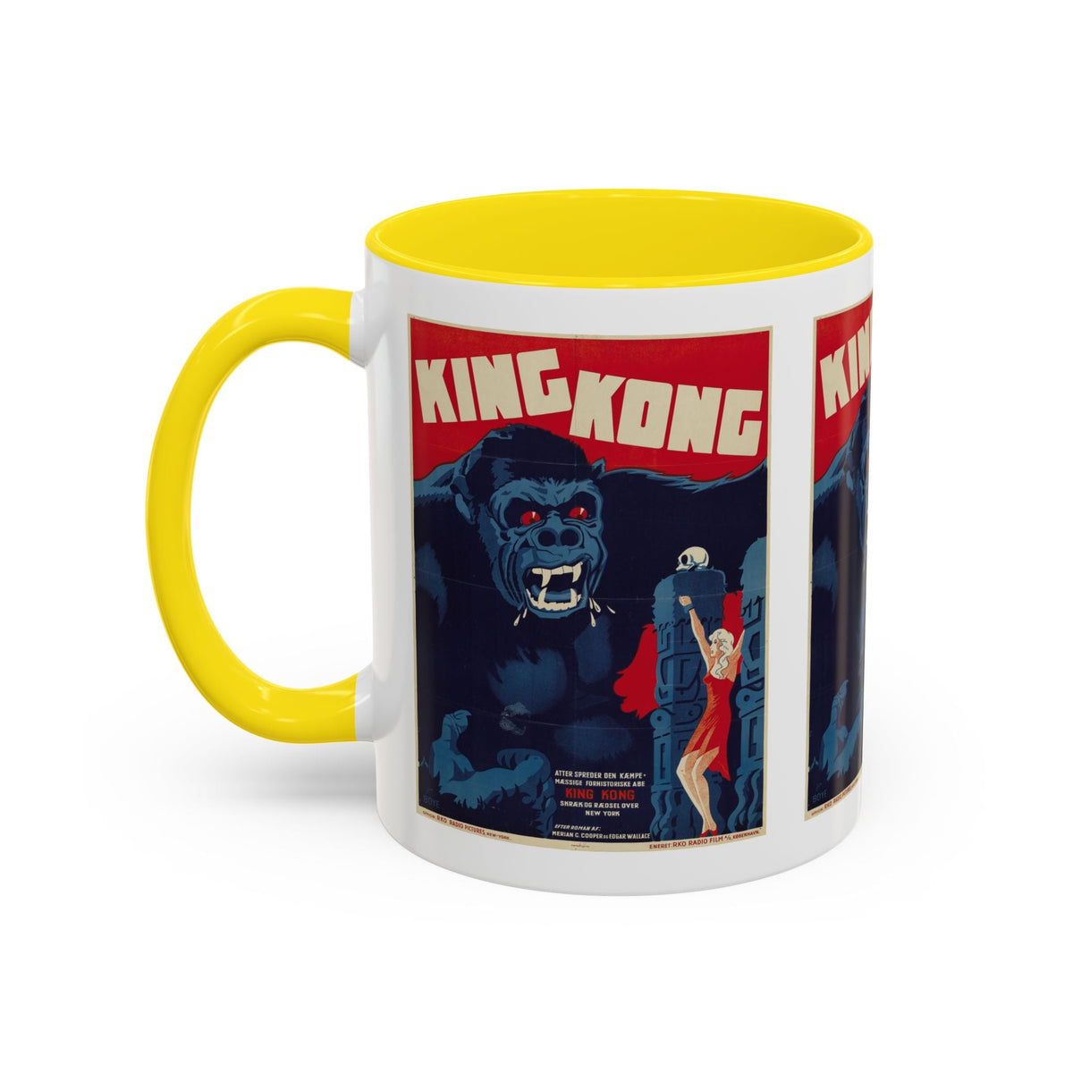 Cult Classic Movie Poster Art Accent Coffee Mug (11, 15oz) - King Kong 1933 - Mug