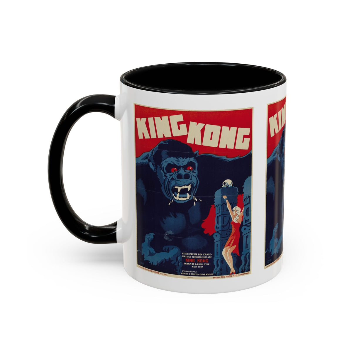 Cult Classic Movie Poster Art Accent Coffee Mug (11, 15oz) - King Kong 1933 - Mug