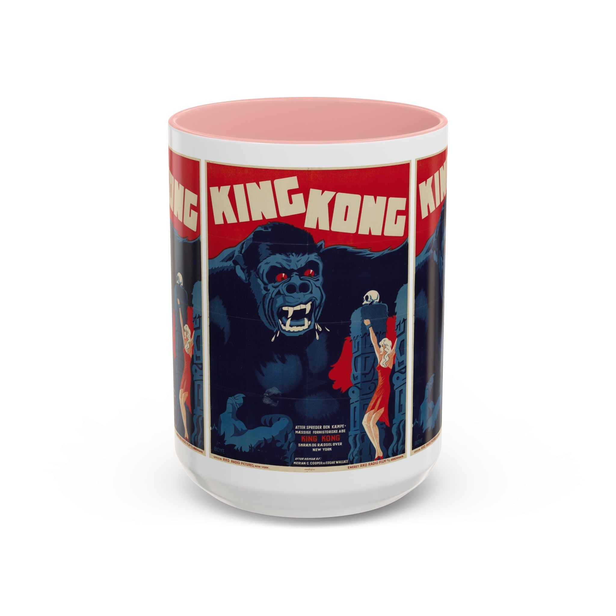Cult Classic Movie Poster Art Accent Coffee Mug (11, 15oz) - King Kong 1933 - POPvault