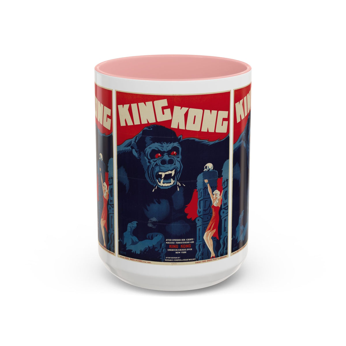 Cult Classic Movie Poster Art Accent Coffee Mug (11, 15oz) - King Kong 1933 - Mug