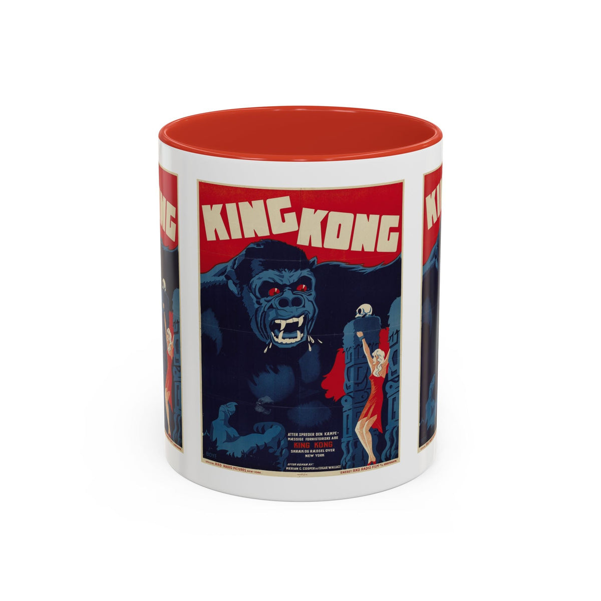 Cult Classic Movie Poster Art Accent Coffee Mug (11, 15oz) - King Kong 1933 - Mug