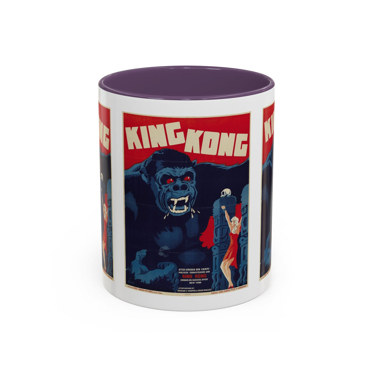 Cult Classic Movie Poster Art Accent Coffee Mug (11, 15oz) - King Kong 1933 - Mug