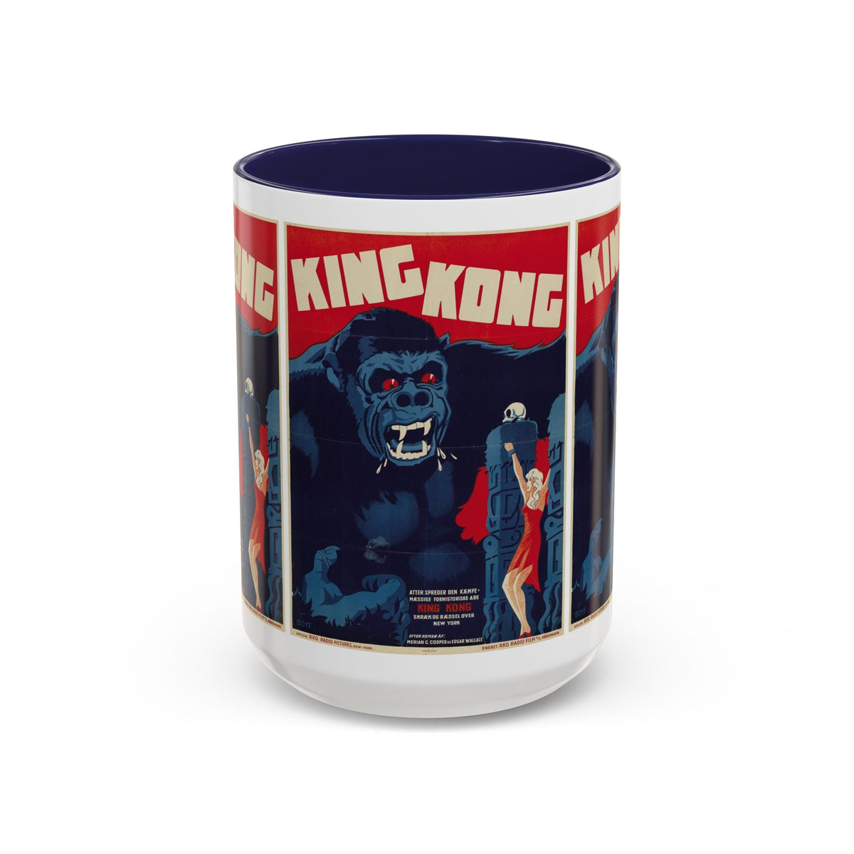 Cult Classic Movie Poster Art Accent Coffee Mug (11, 15oz) - King Kong 1933 - Mug