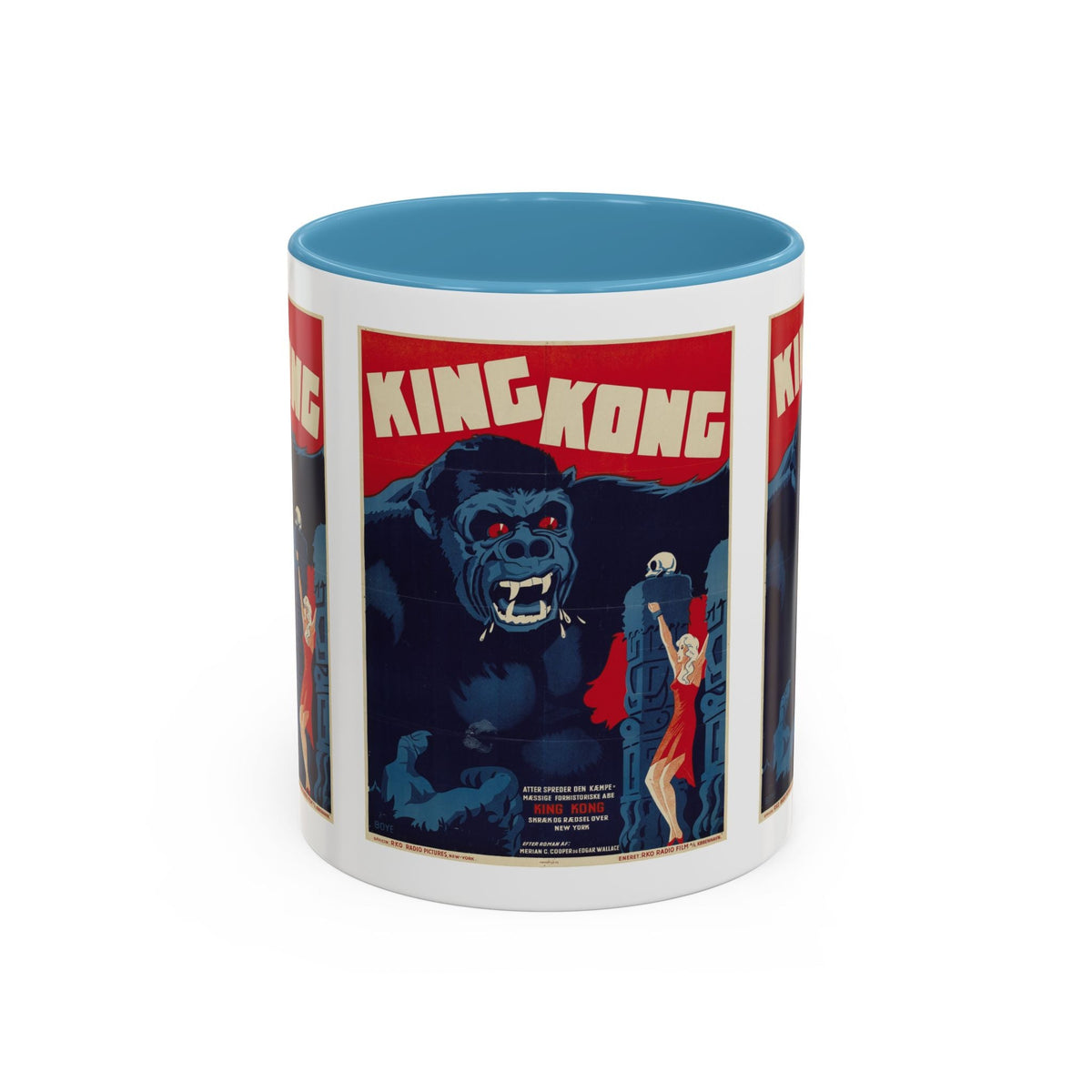 Cult Classic Movie Poster Art Accent Coffee Mug (11, 15oz) - King Kong 1933 - Mug