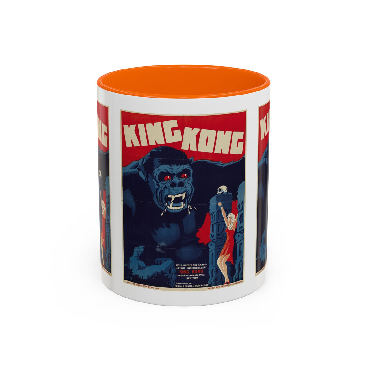 Cult Classic Movie Poster Art Accent Coffee Mug (11, 15oz) - King Kong 1933 - Mug