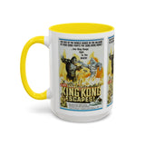 Cult Classic Movie Poster Art Accent Coffee Mug (11, 15oz) - King Kong Escapes 1967 - POPvault