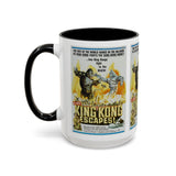 Cult Classic Movie Poster Art Accent Coffee Mug (11, 15oz) - King Kong Escapes 1967 - POPvault