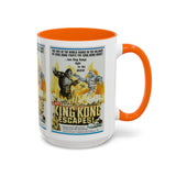 Cult Classic Movie Poster Art Accent Coffee Mug (11, 15oz) - King Kong Escapes 1967 - POPvault