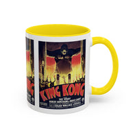 Cult Classic Movie Poster Art Accent Coffee Mug (11, 15oz) - King Kong French 1933 - Mug
