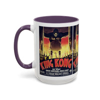 Cult Classic Movie Poster Art Accent Coffee Mug (11, 15oz) - King Kong French 1933 - Mug