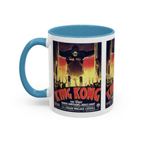 Cult Classic Movie Poster Art Accent Coffee Mug (11, 15oz) - King Kong French 1933 - Mug