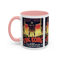 Cult Classic Movie Poster Art Accent Coffee Mug (11, 15oz) - King Kong French 1933 - Mug
