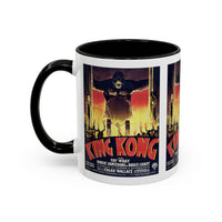 Cult Classic Movie Poster Art Accent Coffee Mug (11, 15oz) - King Kong French 1933 - Mug
