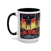 Cult Classic Movie Poster Art Accent Coffee Mug (11, 15oz) - King Kong French 1933 - Mug