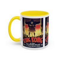 Cult Classic Movie Poster Art Accent Coffee Mug (11, 15oz) - King Kong French 1933 - Mug