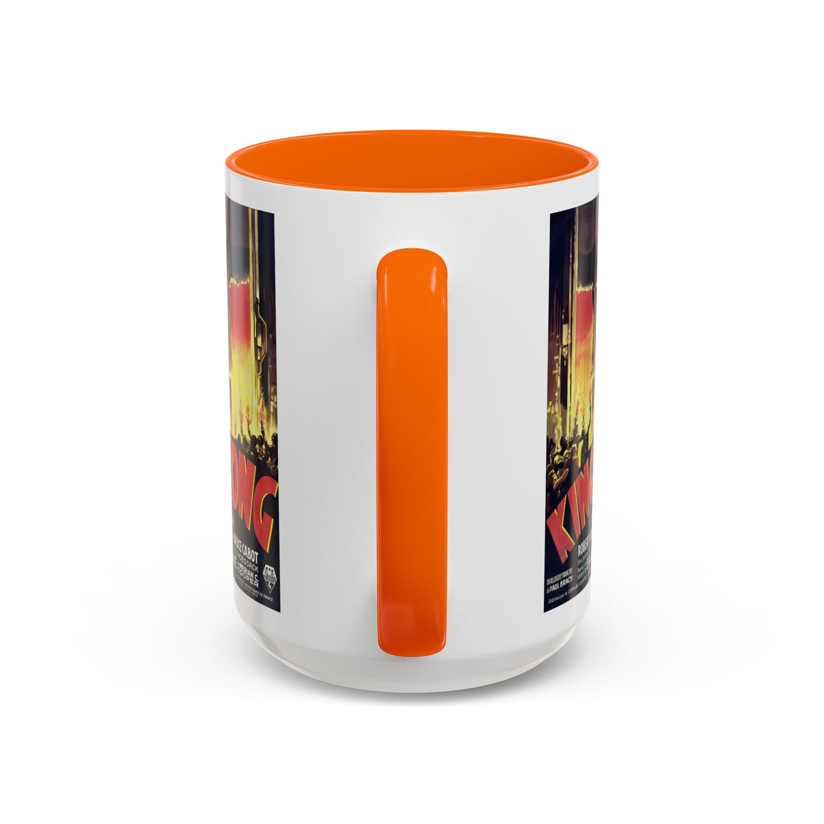 Cult Classic Movie Poster Art Accent Coffee Mug (11, 15oz) - King Kong French 1933 - Mug