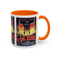 Cult Classic Movie Poster Art Accent Coffee Mug (11, 15oz) - King Kong French 1933 - Mug