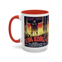 Cult Classic Movie Poster Art Accent Coffee Mug (11, 15oz) - King Kong French 1933 - Mug