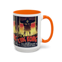 Cult Classic Movie Poster Art Accent Coffee Mug (11, 15oz) - King Kong French 1933 - Mug