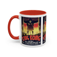 Cult Classic Movie Poster Art Accent Coffee Mug (11, 15oz) - King Kong French 1933 - Mug