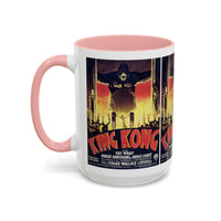 Cult Classic Movie Poster Art Accent Coffee Mug (11, 15oz) - King Kong French 1933 - Mug