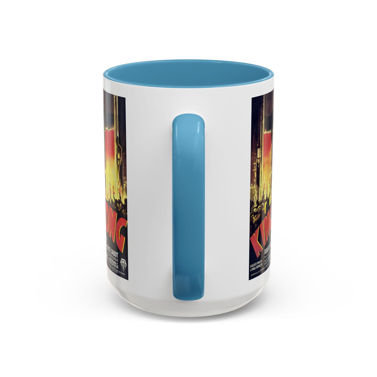 Cult Classic Movie Poster Art Accent Coffee Mug (11, 15oz) - King Kong French 1933 - Mug