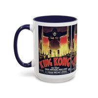 Cult Classic Movie Poster Art Accent Coffee Mug (11, 15oz) - King Kong French 1933 - Mug