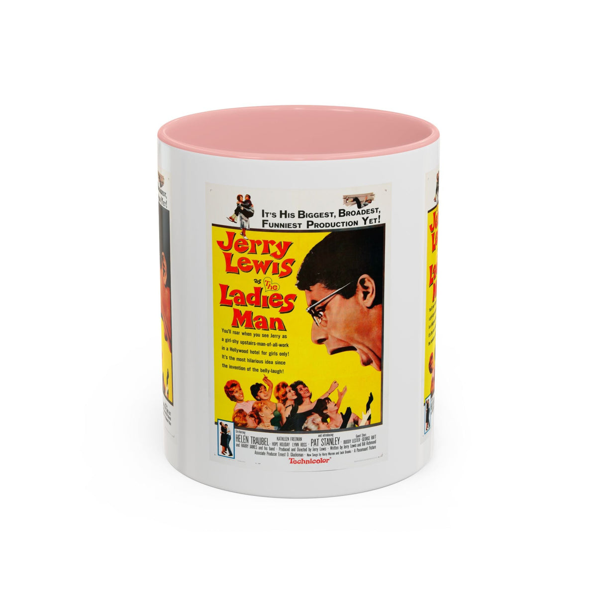 Cult Classic Movie Poster Art Accent Coffee Mug (11, 15oz) - Ladies Man 1961 - Mug
