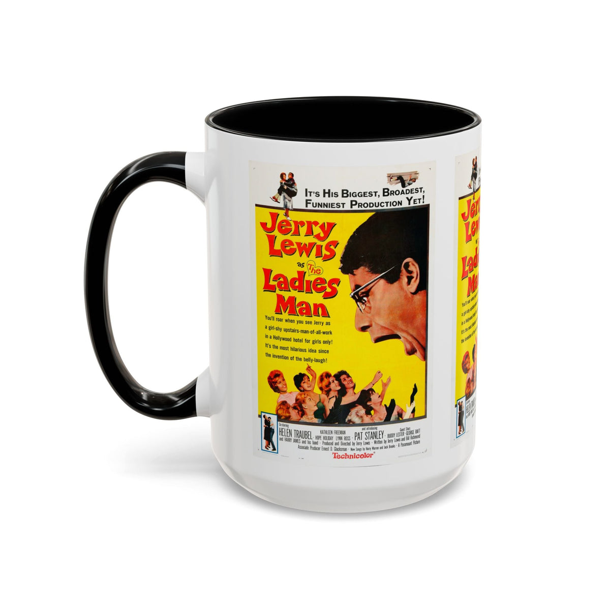 Cult Classic Movie Poster Art Accent Coffee Mug (11, 15oz) - Ladies Man 1961 - Mug