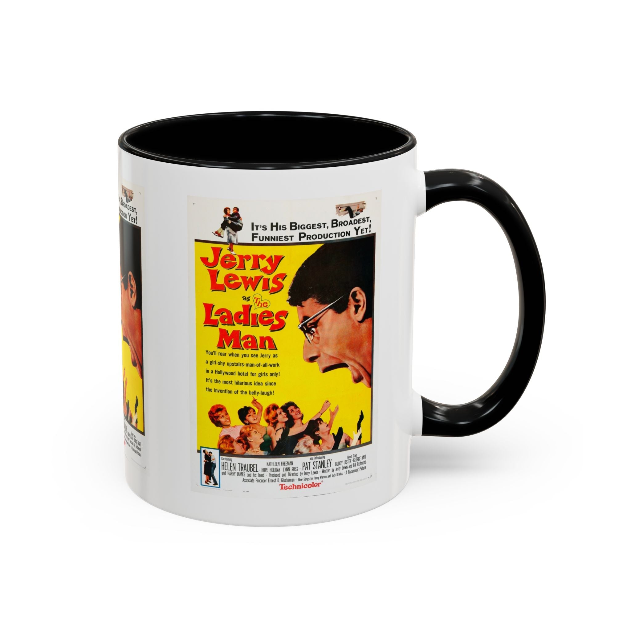Cult Classic Movie Poster Art Accent Coffee Mug (11, 15oz) - Ladies Man 1961 - POPvault