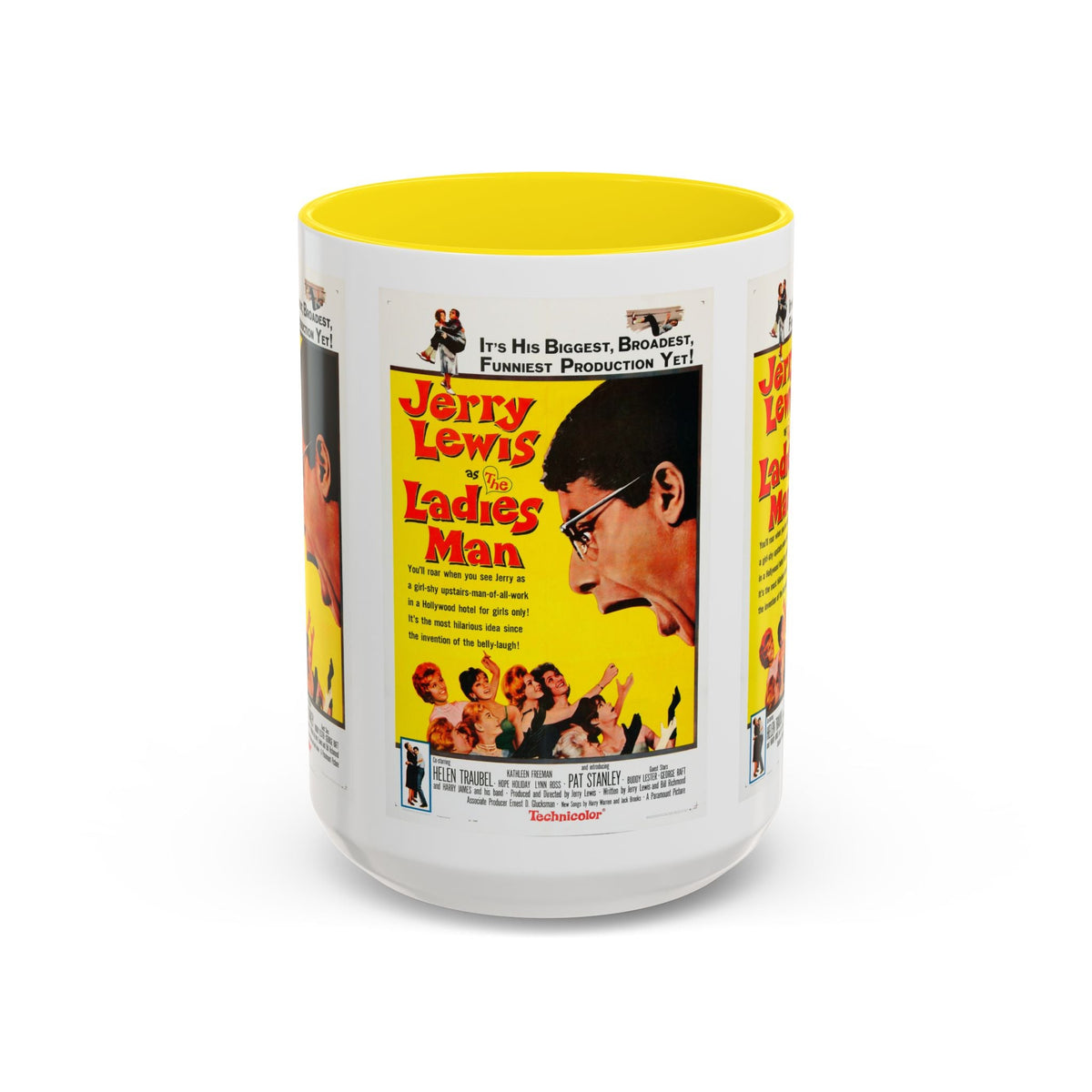 Cult Classic Movie Poster Art Accent Coffee Mug (11, 15oz) - Ladies Man 1961 - Mug