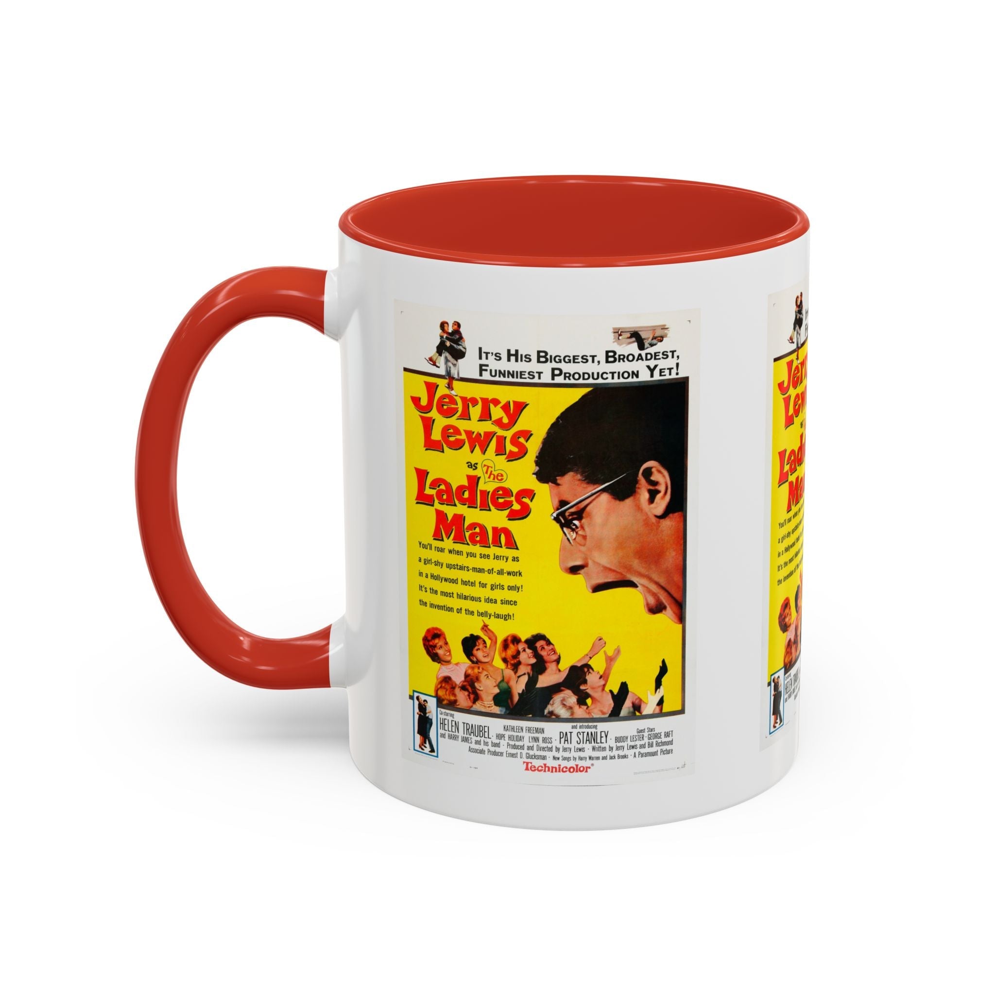 Cult Classic Movie Poster Art Accent Coffee Mug (11, 15oz) - Ladies Man 1961 - POPvault